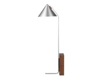 CONE - Aluminium and wood floor lamp by Kristina Dam Studio - view 2